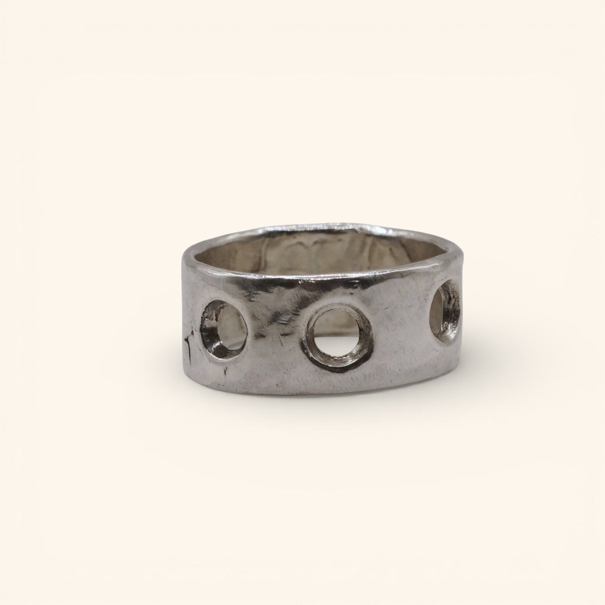Sterling Silver Ring: Apertures