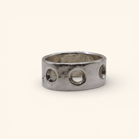 Sterling Silver Ring: Apertures