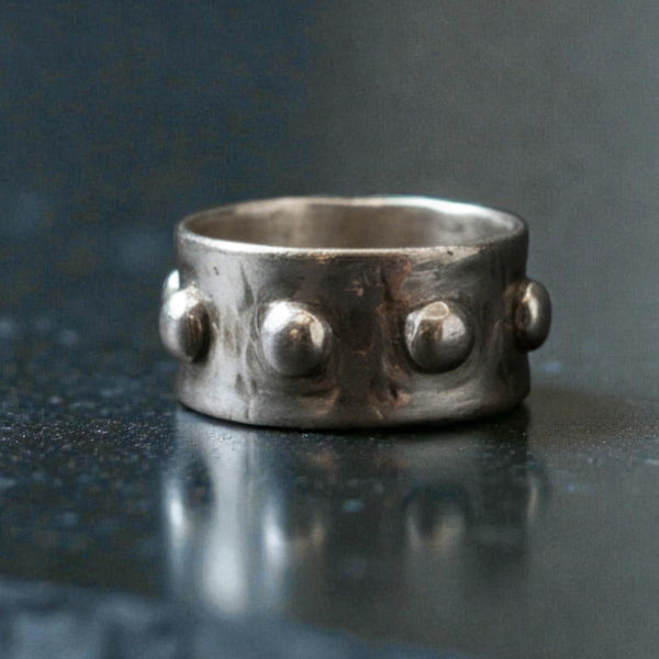 Sterling Silver Ring: Pulse Band