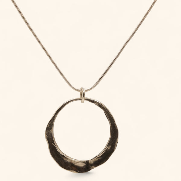 Sterling Silver Hoop Pendant