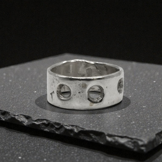 Sterling Silver Ring: Apertures