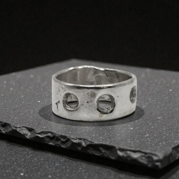 Sterling Silver Ring: Apertures