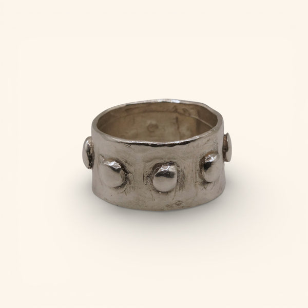 Sterling Silver Ring: Pulse Band