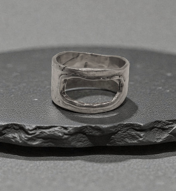 Sterling Silver Ring: The Astronaut