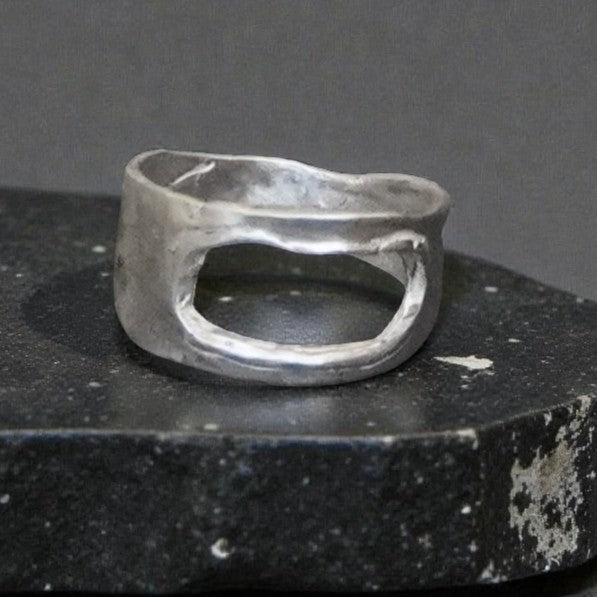 Sterling Silver Ring: The Astronaut