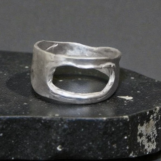 Sterling Silver Ring: The Astronaut