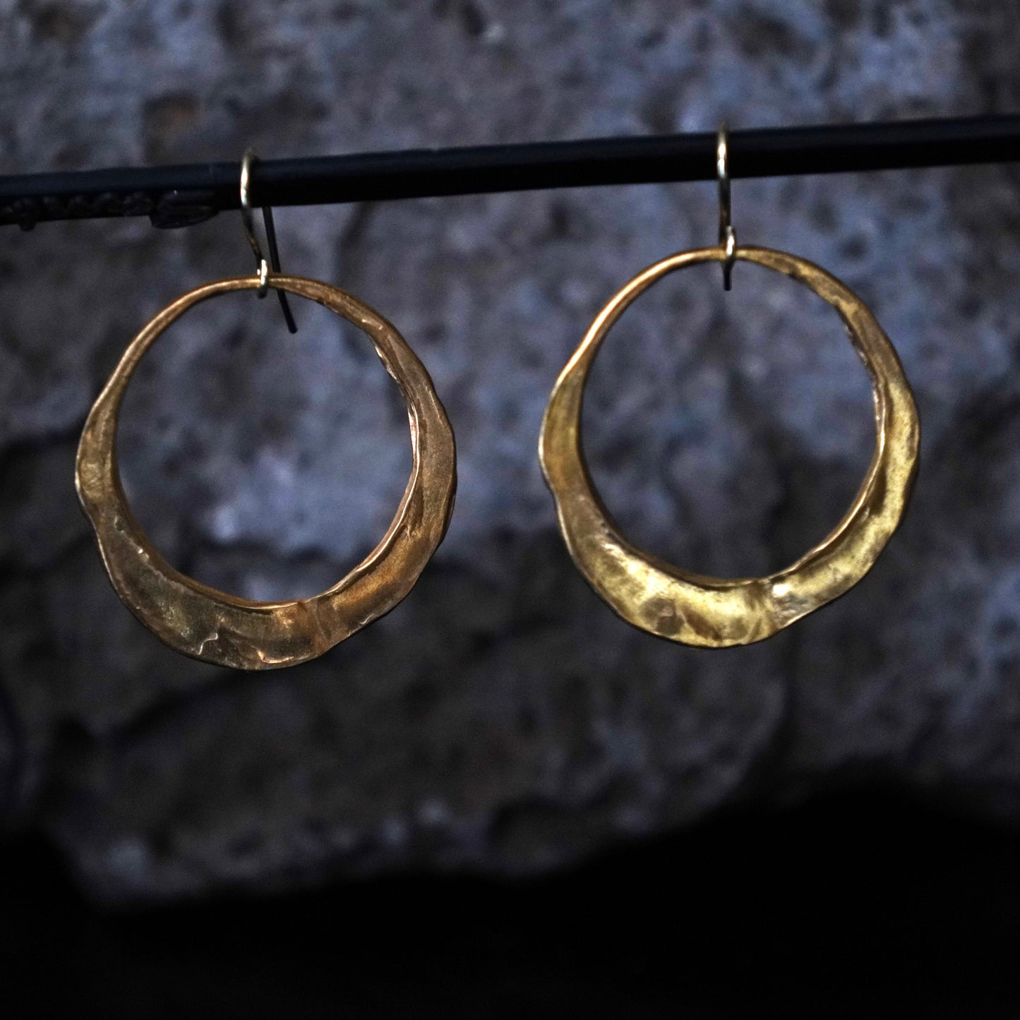 Gold Vermeil Hoop Earrings