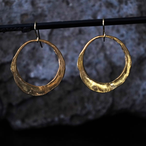 Gold Vermeil Hoop Earrings